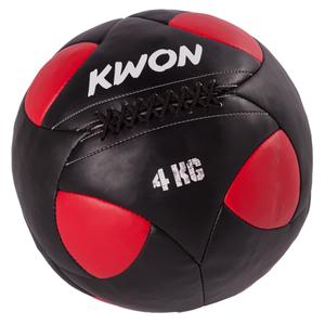 4080478-medicinboll-kwon-svart-rod-4-kg