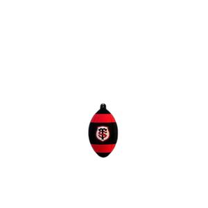 193sto601bal-b-nyckelring-halv-boll-sald-i-blister-gummi-stade-toulousain-svart-rod-8-5x18-5-cm