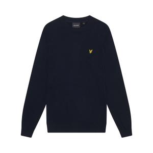 kn2110vc-z271-jumper-med-rund-halsringning-i-merinobomull-lyle-scott-mork-marinbla