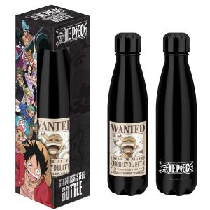 676one011-barnets-stalflaska-lyo-one-piece-gear-5-wanted-svart-500-ml