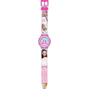 8435507870405-digital-klocka-for-flickor-mattel-barbie-rosa-29x9-5-cm