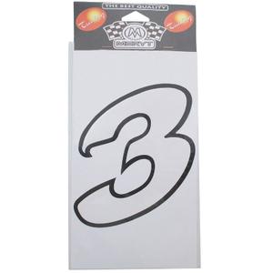1281-stora-motorcykeldekaler-meryt-numero-3-vit-16-cm