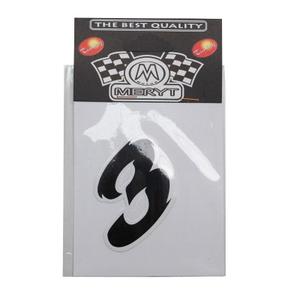 1283-dekaler-for-mini-motorcykel-meryt-numero-3-svart-7-cm