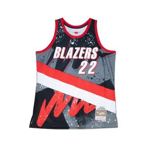 tfsm1253-ptb91cdrblck-nba-troja-portland-trail-blazers-hyper-hoops-swingman-1991-clyde-drexler-svart