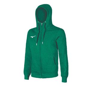 32ec850038-sweatshirt-med-huva-mizuno-team-fz-gron