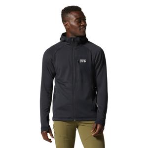 1985311-010-fleece-med-huva-och-hel-dragkedja-mountain-hardwear-polartecr-power-grid-svart