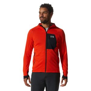1985311-842-fleece-med-huva-och-hel-dragkedja-mountain-hardwear-polartecr-power-grid-statligt-orange