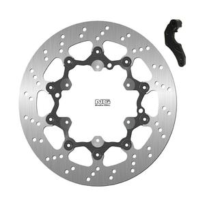 1640k27-bromskiva-kit-for-motorcykel-med-flytande-och-faste-ng-brake-disc-1640k27-silver-svart-320-mm