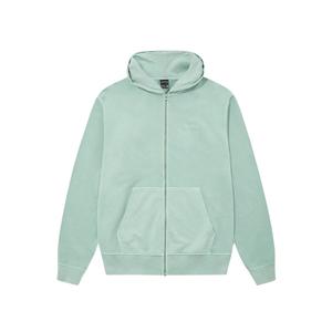 1460-k039-0754-sweatshirt-med-huva-och-dragkedja-nicce-garment-dye-tvattad-aquabla