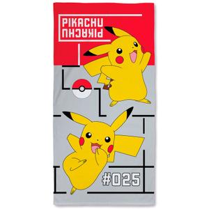 5904209601561-strandhandduk-i-bomull-nintendo-pokemon-pikachu-gra-rod-140x70-cm