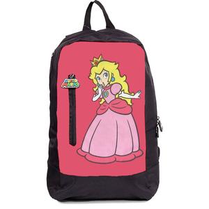 8029085008659-ryggsack-for-barn-nintendo-super-mario-bros-peach-svart-rod-40x29-cm