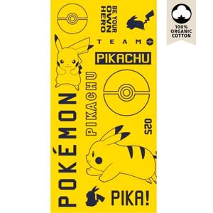8436580114585-strandhandduk-i-bomull-nintendo-pokemon-pikachu-gul-140x70-cm