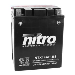 178206-batteri-nitro-ntx14ah-bs-mf-12v-12-ah-svart-12-v-12-ah