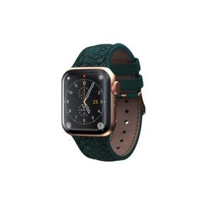 sl14122-armband-njord-apple-watch-svart-guld-gron-44-45-mm