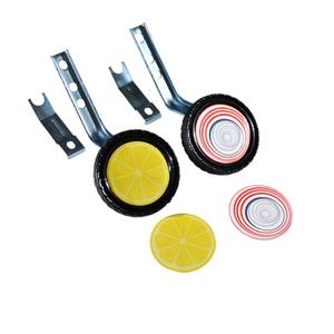 187585-justerbar-cykelstabilisator-plasthjul-cykel-no-contest-silver-svart-12-14-16-20