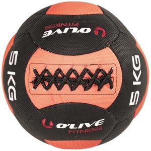k3384-traningsboll-o-live-fitness-functional-rod-svart-5-kg