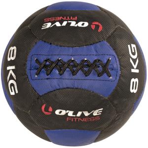 k3387-traningsboll-o-live-fitness-functional-bla-svart-8-kg