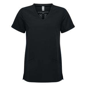nn310-black-kortarmad-tunika-med-stretch-for-kvinnor-onna-svart