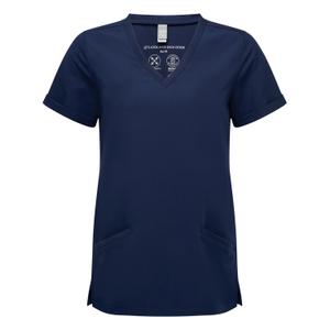 nn310-navy-kortarmad-tunika-med-stretch-for-kvinnor-onna-marinbla