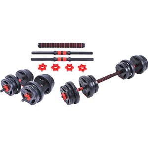 p2i202340-ett-par-hybridhantlar-pure2improve-20kg-svart-rod-tu