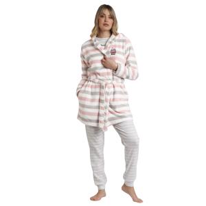 67121-0-000600-varm-badrock-med-langa-armar-for-kvinnor-peanuts-snoopy-friends-vit-rosa-gra
