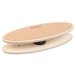 k8913-balanseringstavla-pedalo-whirligig-with-cork-coating-naturlig-35x12x7-cm