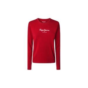pl505203-297-langarmad-t-shirt-for-kvinnor-pepe-jeans-new-virginia-ls-merlot