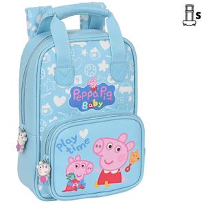 071662-ryggsack-for-barn-med-handtag-peppa-pig-azul-tu