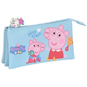 231830-pennfodral-med-3-fack-for-barn-peppa-pig-azul-claro-tu
