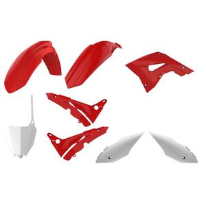 202007-forpackning-med-9-karossatser-i-plast-polisport-mx-restyling-honda-125-250-cr-2002-2007-rod-vit-tu