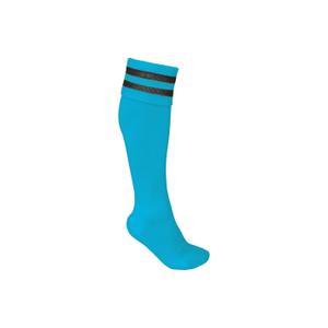 pa015-lightturquoise-darkgrey-hoga-randiga-sportstrumpor-proact-ljus-turkos-morkgra