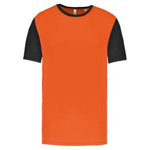 pa4024-orange-black-tvafargad-trika-for-barn-proact-orange-svart