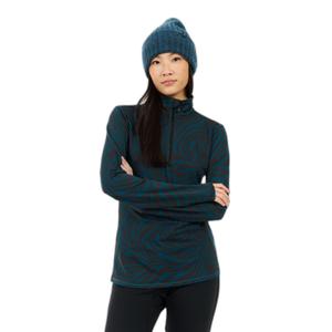 12652003-514-fleece-med-1-4-dragkedja-for-damer-protest-esher-rainstorm-blue
