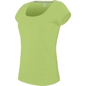 k384-lime-dam-t-shirt-kariban-col-bateau-neongron
