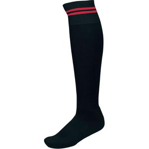 pa015-black-sportyred-randiga-sportstrumpor-proact-svart-rod