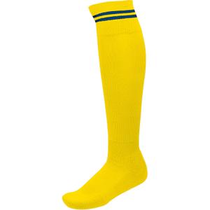 pa015-sportyyellow-darkroyalblue-randiga-sportstrumpor-proact-neongul-bla