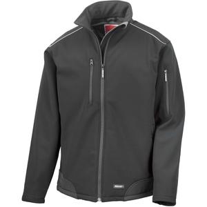 r124-black-jacka-result-softshell-ripstop-svart