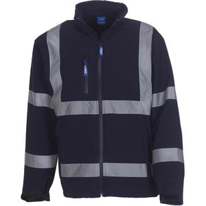 yhvk09-navy-softshell-jacka-yoko-haute-visibilite-marinbla