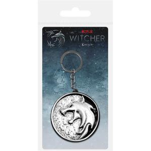 616the001-nyckelring-for-barn-pyramid-the-witcher-porte-cle-metal-wolf-silver-tu