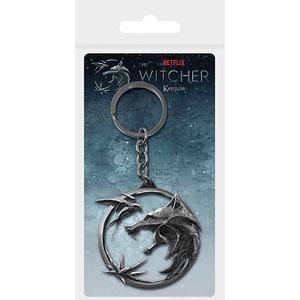 616the002-nyckelring-i-metall-3d-for-barn-pyramid-the-witcher-swallow-and-star-silver-tu