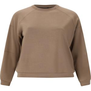 eq243373-3107-sweatshirt-med-rund-halsringning-for-kvinnor-q-sportswear-alaia-valnot