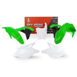 rkitkxfoem519-plastikkit-for-motorcykelkaross-racetech-kawasaki-x7-gron-tu