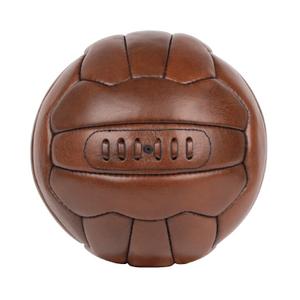 18p-vint-fotboll-rebond-vintage-1950-brun-storlek-5