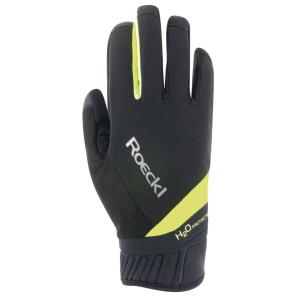 10-110033k392-langa-handskar-roeckl-ranten-svart-fluorescerande-gul