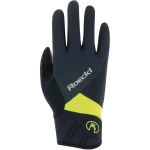 10-110034k392-langa-handskar-roeckl-runaz-svart-fluorescerande-gul