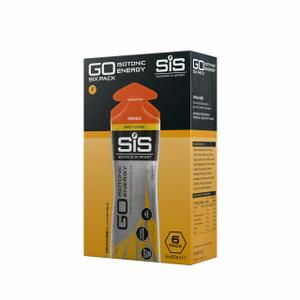 sis131062-energi-gel-science-in-sport-go-isotonic-orange-60-ml-x6-orange-svart-60-ml