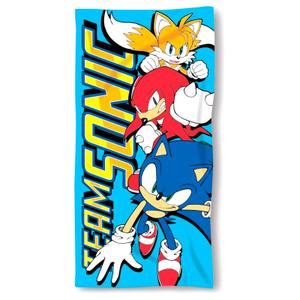 8435631339830-strandhandduk-i-mikrofiber-sega-sonic-the-hedgehog-turkos-gul-bla-70x140-cm