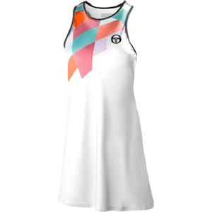 38474-130-klanning-for-kvinnor-sergio-tacchini-tangram-vit-multi