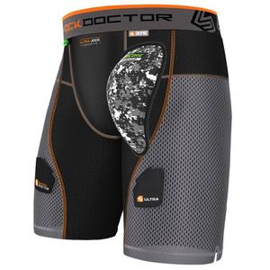375-bl-gr-kompressionsshorts-med-hart-skal-shock-doctor-aircore-ultra-powerstride-svart-gra