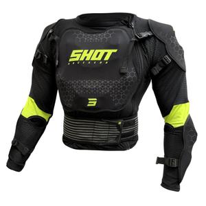 giso1293-skyddsvast-shot-race-gear-optimal-2-0-svart-neongul
